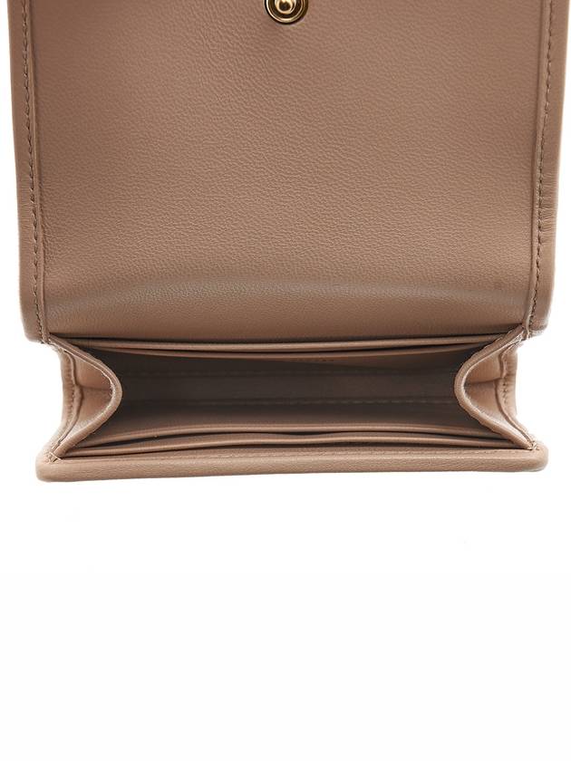 Matelasse Nappa Leather Card Wallet Beige - MIU MIU - BALAAN 11