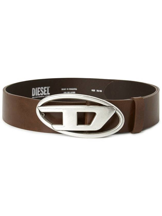 1DR D Buckle Leather Belt Brown - DIESEL - BALAAN 2