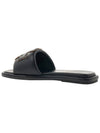 Double T Slide Slippers Black - TORY BURCH - BALAAN 4