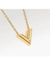 Essential V Necklace Gold - LOUIS VUITTON - BALAAN 4