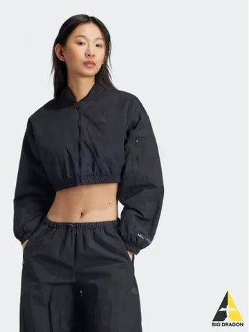 City Escape Padded Bomber Jacket BLACK - ADIDAS - BALAAN 1