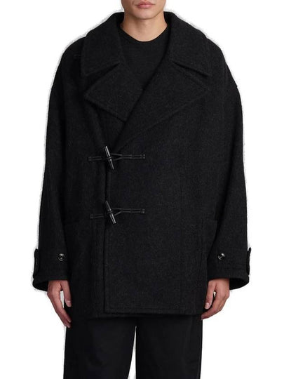 Belted Short Duffel Coat Black - LEMAIRE - BALAAN 2