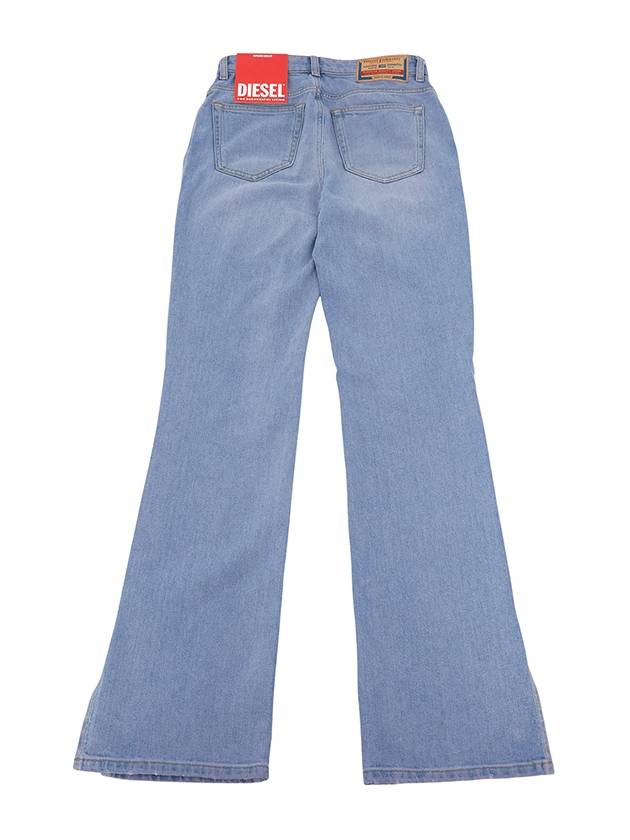 Denim Straight Pants Light Blue - DIESEL - BALAAN 3