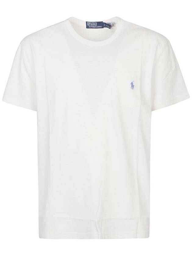 Pony Linen Blend T-Shirt 710835756026 - POLO RALPH LAUREN - BALAAN 2