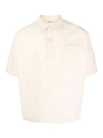 Short Sleeve Shirt A23SS01LW ECRU Free - AURALEE - BALAAN 1