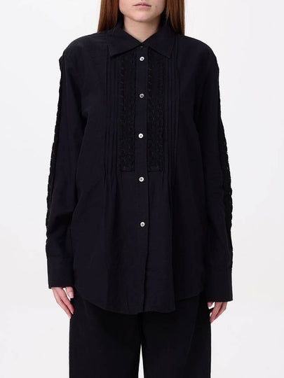 Sincere Pleated Kitchen Weave Shirt Black - OUR LEGACY - BALAAN 2