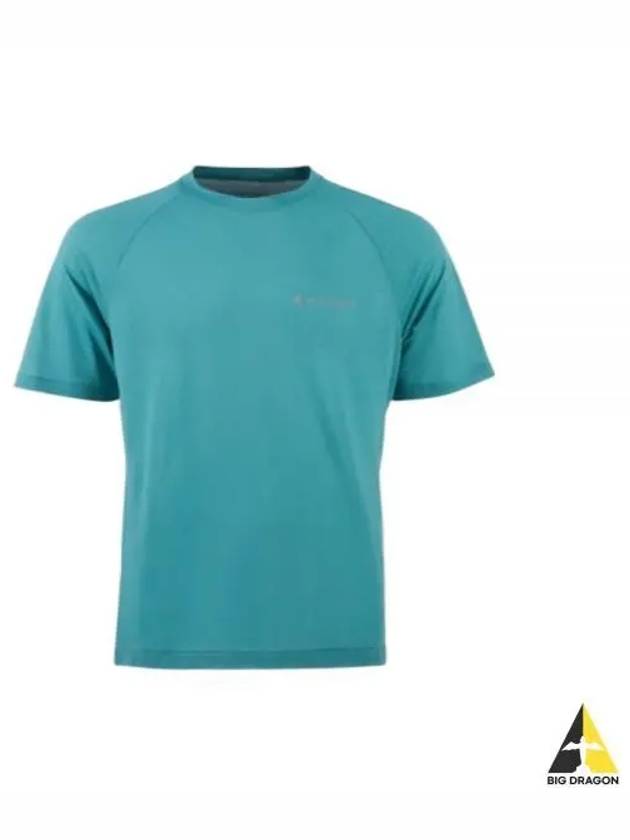 Geroa SS Tee Man Teal Blue 10227 629 - KLATTERMUSEN - BALAAN 2