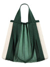 Two Way Shopper Bag Deep Green - PLEATSMAMA - BALAAN 5