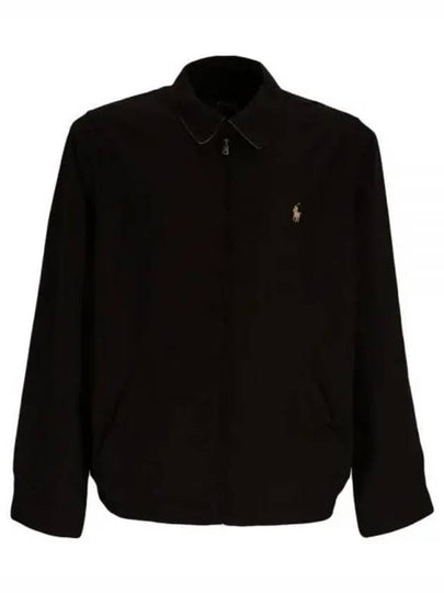 Harrington Windbreaker Black - POLO RALPH LAUREN - BALAAN 2