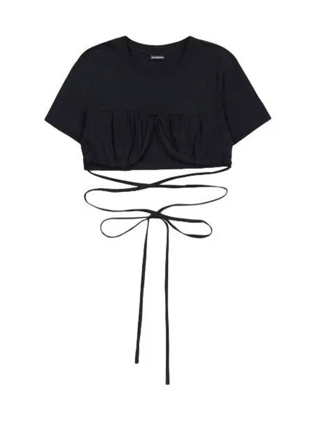 Jacquemus Le Vachy Short Sleeve T Shirt Black - JACQUEMUS - BALAAN 1