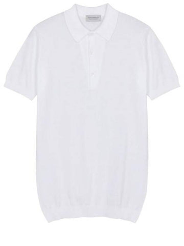 Polo T Shirt ADRIANWHITE White - JOHN SMEDLEY - BALAAN 1