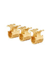 Triomphe Small Hair Clip Set of 3 Gold - CELINE - BALAAN 4