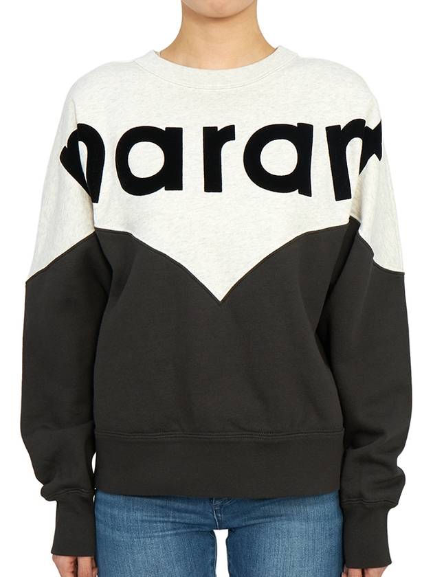 SW0006FA A1M08E 02FK Women s brushed long sleeved sweatshirt - ISABEL MARANT - BALAAN 3