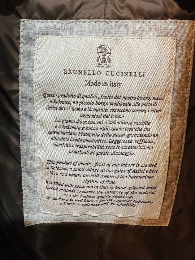 Goose down padded jacket - BRUNELLO CUCINELLI - BALAAN 5