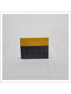 Intrecciato Two-Tone Card Wallet Yellow - BOTTEGA VENETA - BALAAN 2