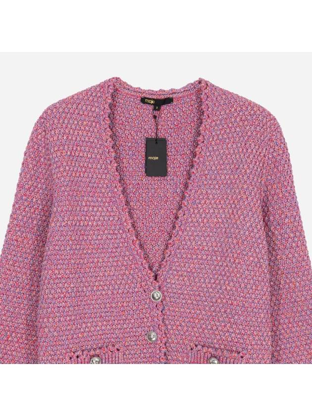 Cardigan Tweed Pink Luxury MFPCA00365 - MAJE - BALAAN 2