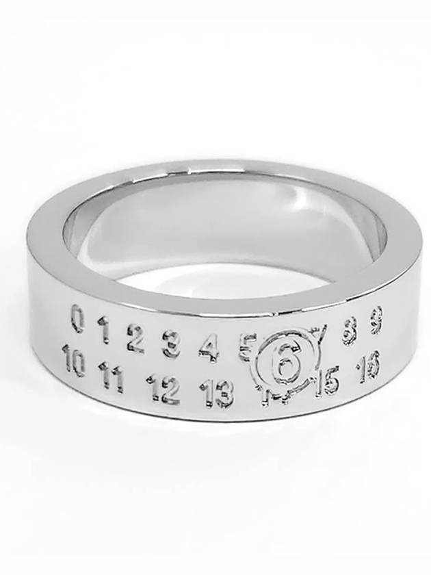 Women’s Numeric Minimal Polished Finish Ring Silver - MAISON MARGIELA - BALAAN 2