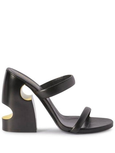 Pop Meteor Cutout Sandal Heels Black - OFF WHITE - BALAAN 1