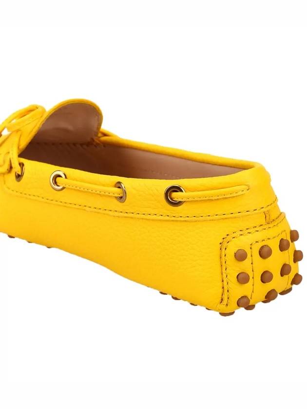 Women's Heaven Gomino Driving Shoes Yellow - TOD'S - BALAAN.