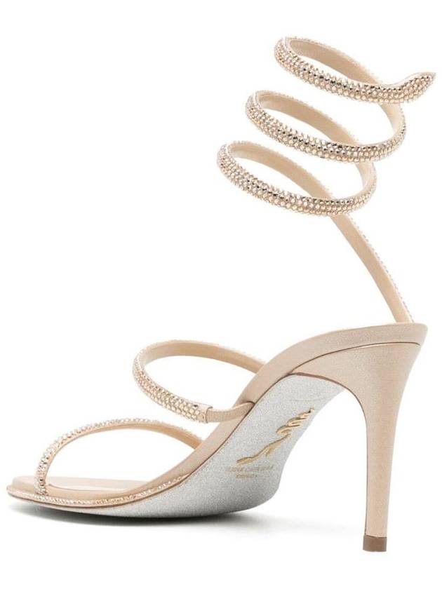 René Caovilla Sandal Cleo Neutral 80 Shoes - RENE CAOVILLA - BALAAN 4