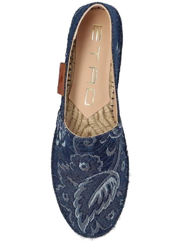 Etro Platform Espadrilles, Women's, Navy Blue - ETRO - BALAAN 6