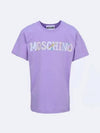 Animal Logo Round Tee Purple A07090441 5264 - MOSCHINO - BALAAN 1