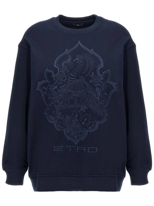 Etro Floral Embroidery Sweatshirt - ETRO - BALAAN 1