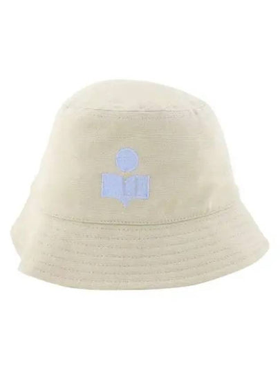 Haley Embroidered Logo Bucket Hat Ivory - ISABEL MARANT - BALAAN 2