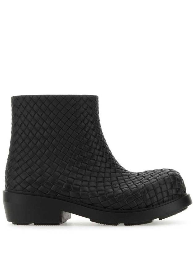 Fireman Rubber Rain Boots Black - BOTTEGA VENETA - BALAAN 2