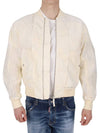 Shadow Project Zipped Bomber Jacket Ivory - STONE ISLAND - BALAAN 4