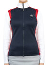 Women's Solar Full Zip Mid Layer Jacket Navy - J.LINDEBERG - BALAAN 2