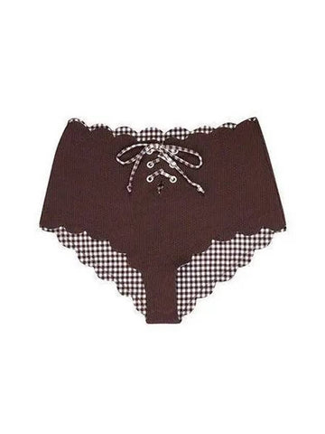 Lace up bikini brown SB134 0 - MARYSIA - BALAAN 1