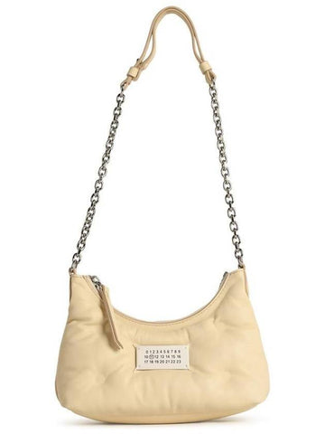 Maison Margiela Small 'Hobo' Ivory Leather Bag - MAISON MARGIELA - BALAAN 1