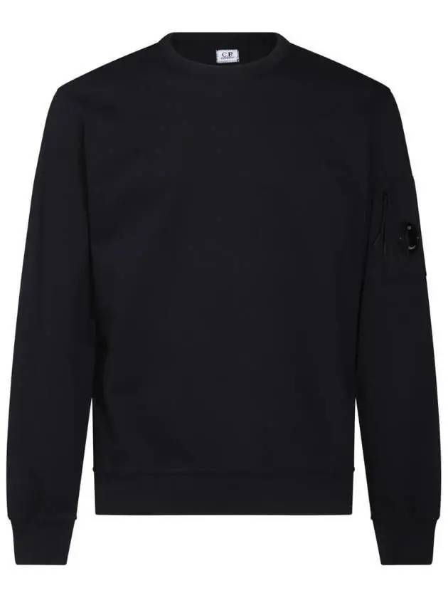 Men's Lens Wafen Light Fleece Sweatshirt Blue - CP COMPANY - BALAAN 3