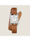 Women s Cape Cod Watch Swift Calfskin Small Size Natural Barenia Color 31mm W040233WW00 - HERMES - BALAAN 1