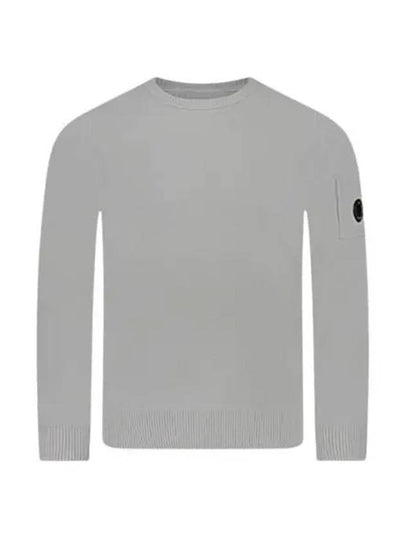 Cotton Crepe Knit Top Grey - CP COMPANY - BALAAN 2