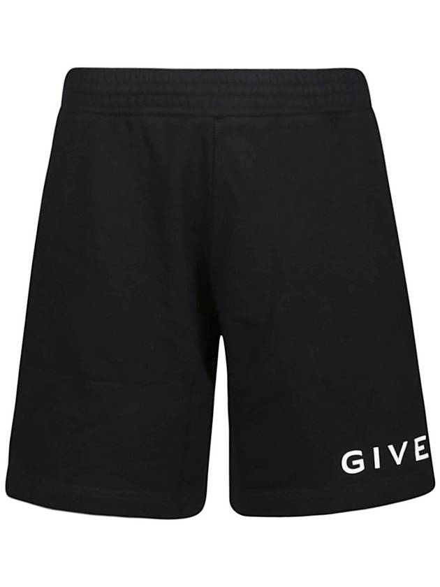 Logo Print Pocket Shorts Black - GIVENCHY - BALAAN 2