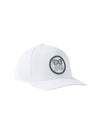 Circle GS Stretch Twill Golf Ball Cap White - G/FORE - BALAAN 9