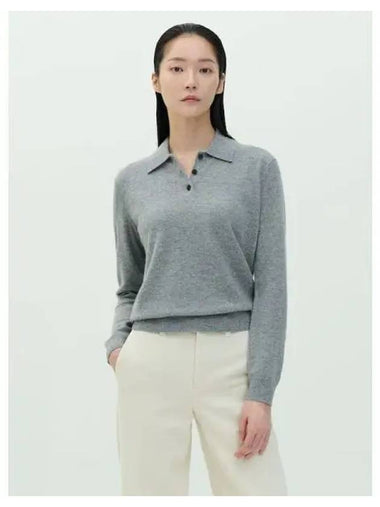 Women s Cashmere Polo T shirt Husky Domestic Product GM0024082792722 - THEORY - BALAAN 1