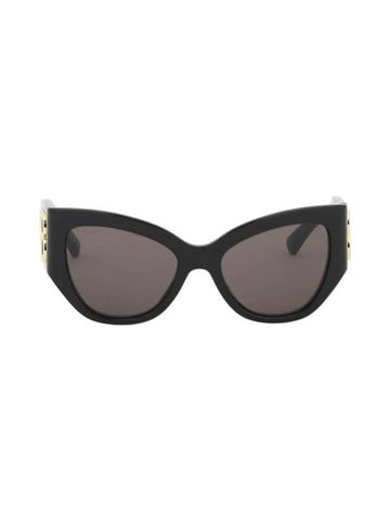 BB Logo Cat-Eye Sunglasses Black - BALENCIAGA - BALAAN 1