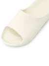 Men's Embossed Logo Flat Slippers White - REPRESENT - BALAAN 8