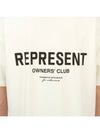 Owners Club Short Sleeve T-Shirt Flat White - REPRESENT - BALAAN 10