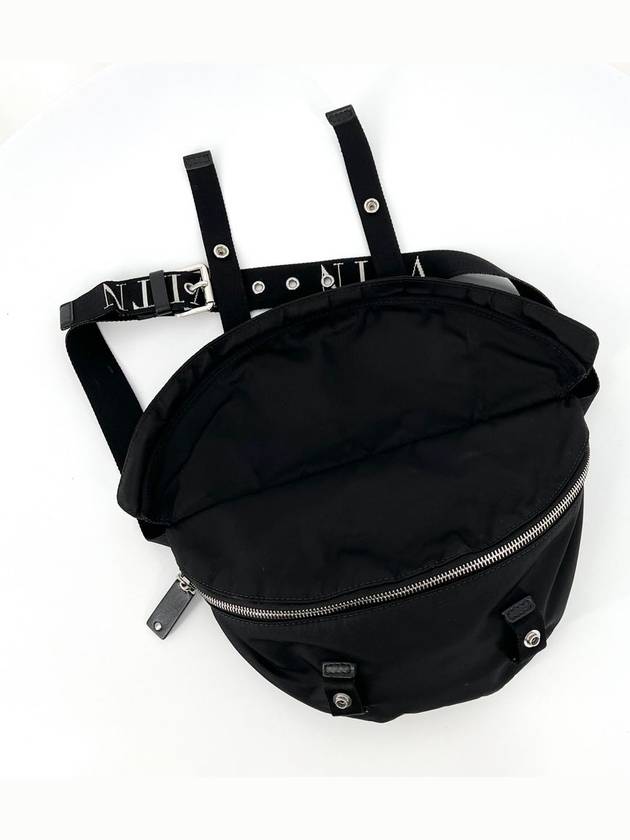 Logo nylon hip bag belt black RY2B0747 - VALENTINO - BALAAN 8