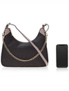 Wilma Monogram Chain Shoulder Bag Dark Brown - MICHAEL KORS - BALAAN 7