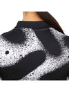 Women's Golf Polo Short Sleeve T-Shirt Black White - HYDROGEN - BALAAN 8