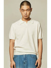 Men's Soft Open Collar Short Sleeve Knit - TRADCLUB - BALAAN 2