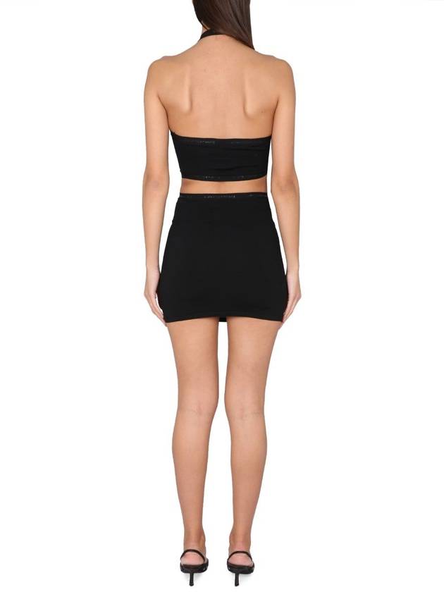 TB midi dress 4KC1236038 001 BLACK - ALEXANDER WANG - BALAAN 6