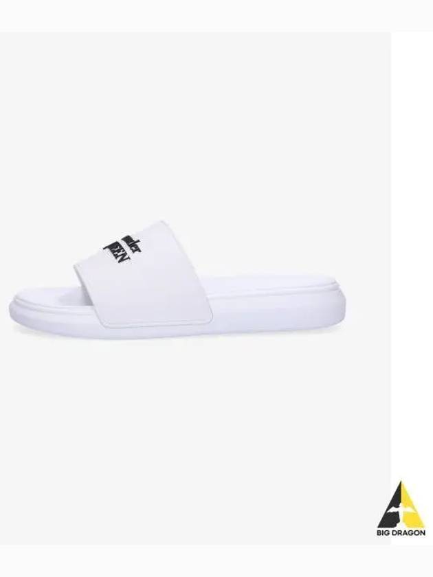 Logo Pool Slippers White - ALEXANDER MCQUEEN - BALAAN 2