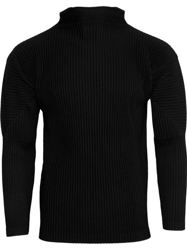 Pleated Turtleneck Black - ISSEY MIYAKE - BALAAN 2