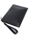 Flat Leather Clutch Bag - TOM FORD - BALAAN.